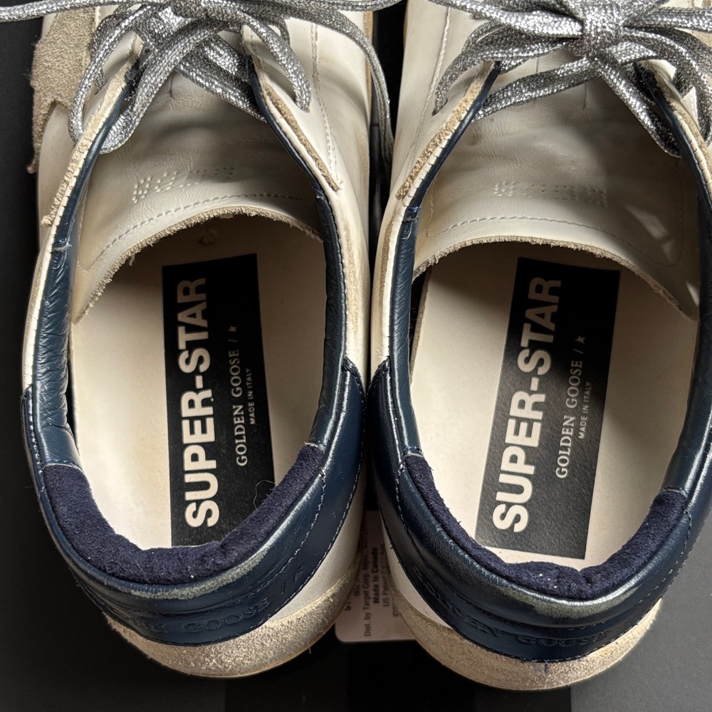 Golden Goose Super-Star White Sneakers - Picture 15 of 16